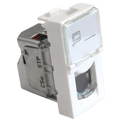 вставка Lanmaster LAN-SIP-22S5E-WH