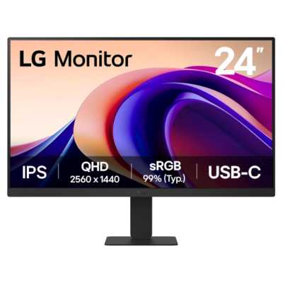 монитор LG 24U631A-B Черный