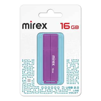 флешка Mirex 16GB 13600-FMULVT16 Фиолетовый