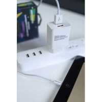 сетевое зарядное устройство More choice NC24i White Белый