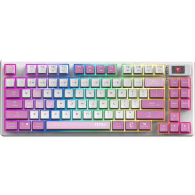 клавиатура MSI Forge GK600 TKL Violet Белый-фиолетовый
