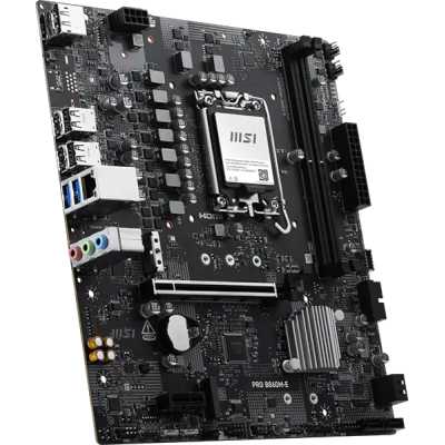 материнская плата MSI Pro B860M-E Черный