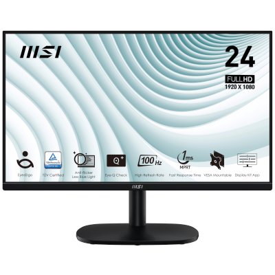 монитор MSI Pro MP245V Черный
