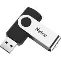 флешка Netac 128GB NT03U505N-128G-30BK Черный, серебристый