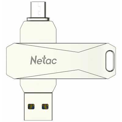 флешка Netac 128GB NT03U782C-128G-32PN Серебристый