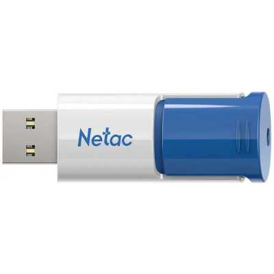 флешка Netac 16GB NT03U182N-016G-32BL Белый, синий