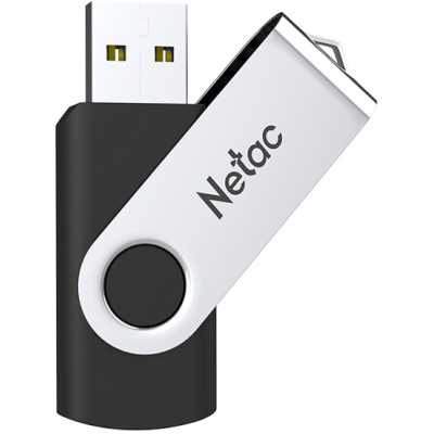 флешка Netac 16GB NT03U505N-016G-32BK Черный, серебристый