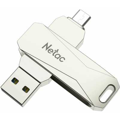 флешка Netac 32GB NT03U782C-032G-32PN Серебристый