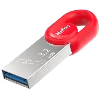 флешка Netac 32GB NT03UM2N-032G-32RE Черный, красный