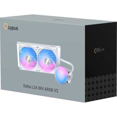 кулер Ocypus Delta L24 White ARGB V2 Белый