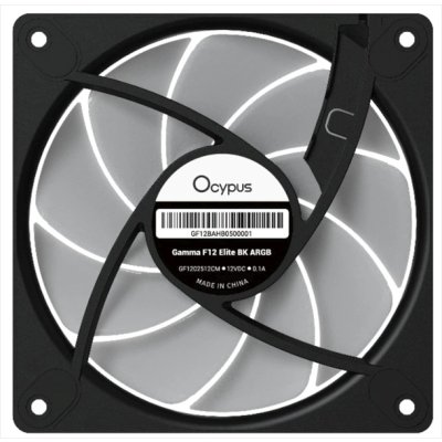 кулер Ocypus Gamma F12 Elite Black ARGB 3 in 1 Черный