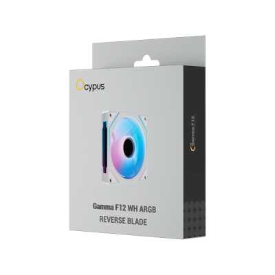 кулер Ocypus Gamma F12 White ARGB Reverse Blade