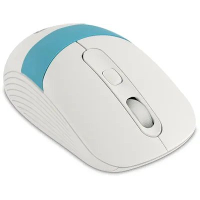 мышь Oklick 310MW White-Blue Белый-синий