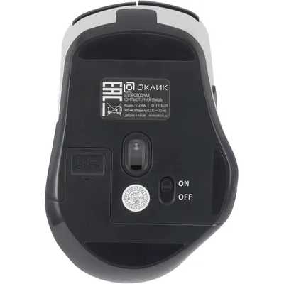 мышь Oklick 516MW Black-Silver Черный-серебристый