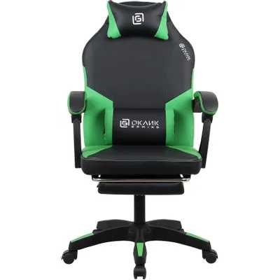 игровое кресло Oklick Cooldown Black/Green черно-зеленый