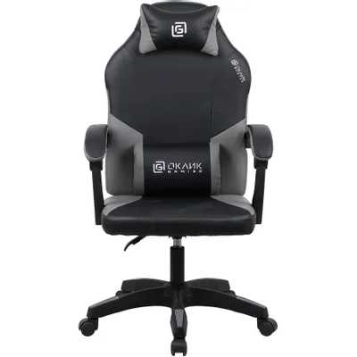 игровое кресло Oklick Spirit Black/Grey черный-серый