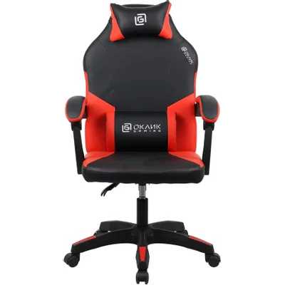 игровое кресло Oklick Spirit Black/Red черно-красный