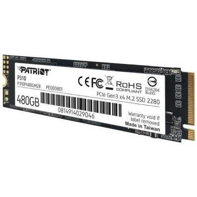 SSD диск Patriot P310 480Gb P310P480GM28 Черный