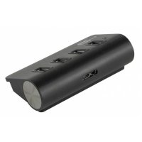разветвитель USB PC PET BW-U3058A Aluminium black черный