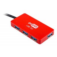 разветвитель USB PC PET ColorBoxRed красный