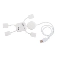 разветвитель USB PC PET Human белый