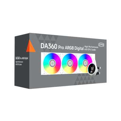 кулер PCcooler DA360 Pro ARGB Digital White Белый
