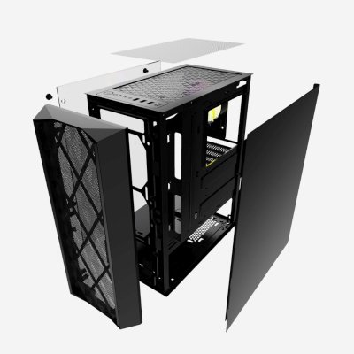 корпус PowerCase Diamond Mesh LED