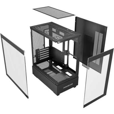 корпус PowerCase Vision Micro M Black