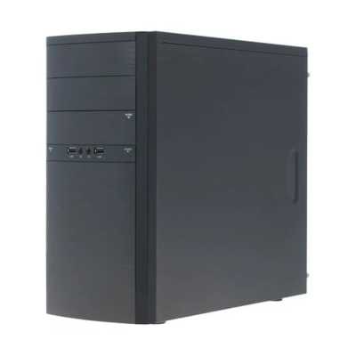 корпус PowerMan ES722BK Black PM-400ATX