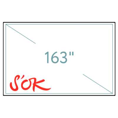 экран для проектора Sakura S'OK SCPSFR-360x200