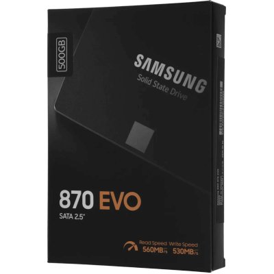 SSD диск Samsung 870 EVO 500Gb MZ-77E500BW Черный