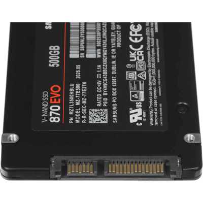 SSD диск Samsung 870 EVO 500Gb MZ-77E500BW Черный