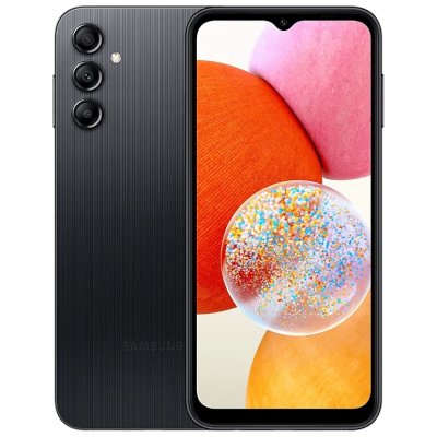 смартфон Samsung Galaxy A14 4/128GB Black SM-A145FZKVCAU черный
