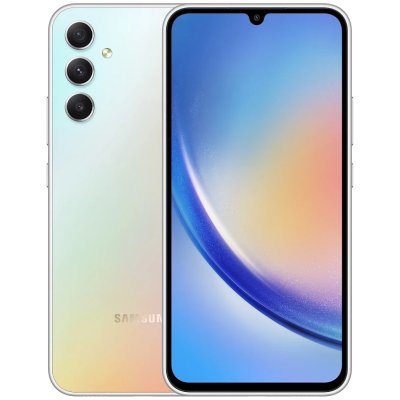 смартфон Samsung Galaxy A34 5G 6/128GB Silver SM-A346EZSACAU серебристый