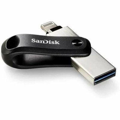 флешка SanDisk 128GB SDIX60N-128G-GN6NE Черный, серебристый