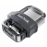 флешка SanDisk OTG USB Flash Ultra Dual 256GB SDDD3-256G-G46 Черный