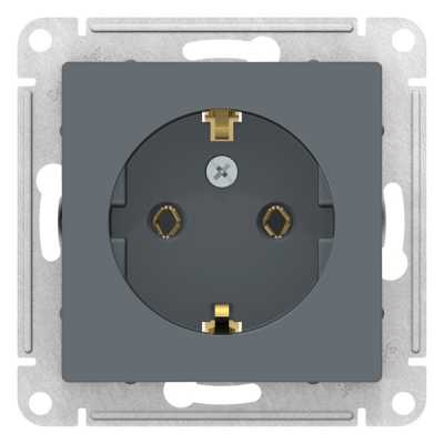 розетка силовая Schneider Electric AtlasDesign ATN000743 Грифель