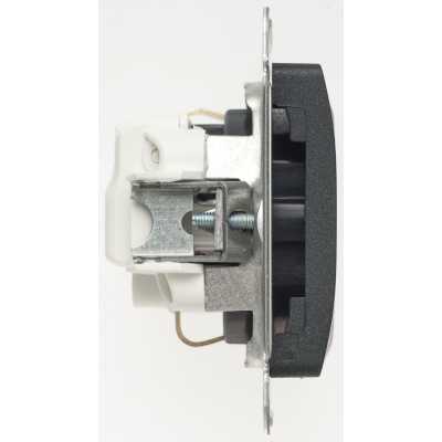 розетка силовая Schneider Electric Glossa GSL000743 Антрацит