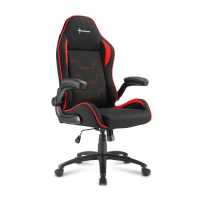 игровое кресло Sharkoon Elbrus 1 Black-Red черно-красный