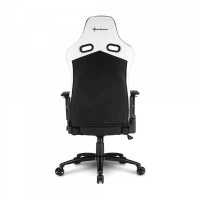 игровое кресло Sharkoon Elbrus 3 Black-White черно-белый