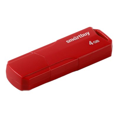 флешка SmartBuy 4GB SB4GBCLU-R Красный
