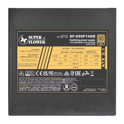 блок питания Super Flower Leadex III Gold 650W SF-650F14GE