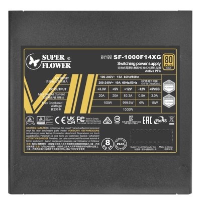блок питания Super Flower Leadex VII Gold 1000W SF-1000F14XG Черный