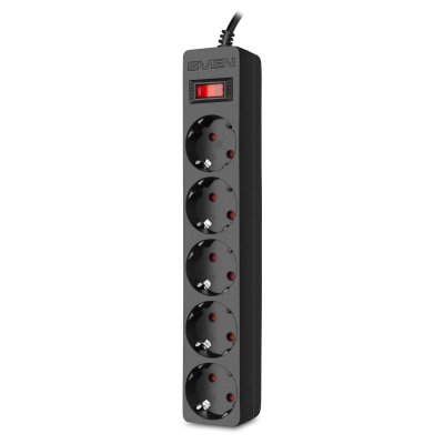 сетевой фильтр Sven SF-05E SV-021559 черный