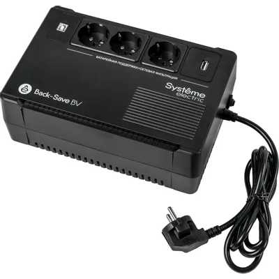 ИБП Systeme Electric Back-Save BVSE400RS Черный