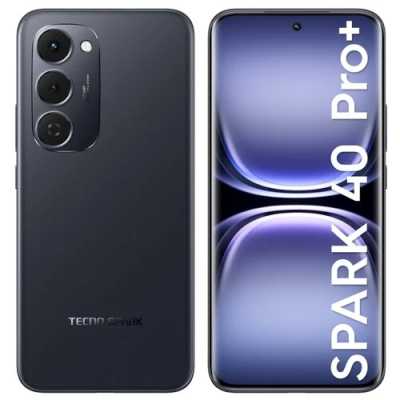 смартфон Tecno Spark 40 Pro+ 8/256GB Black черный