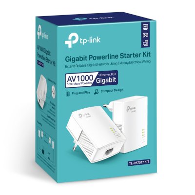 адаптер Powerline TP-Link TL-PA7017 KIT