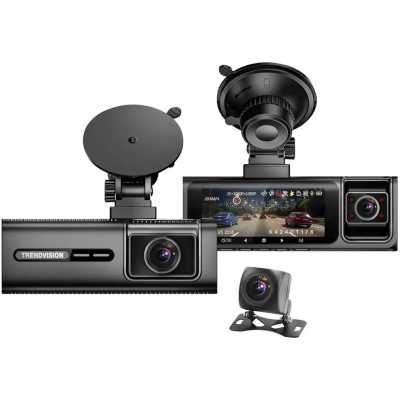 автомобильный видеорегистратор TrendVision Phantom 3CH GPS