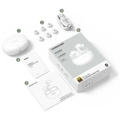 наушники Ugreen HiTune T6s Hybrid WS205 45585 White