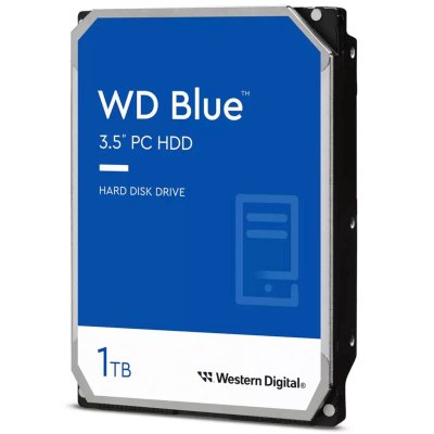 жесткий диск WD Blue 1Tb WD10EARZ Серебристый
